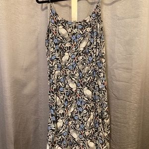 Bird print dress